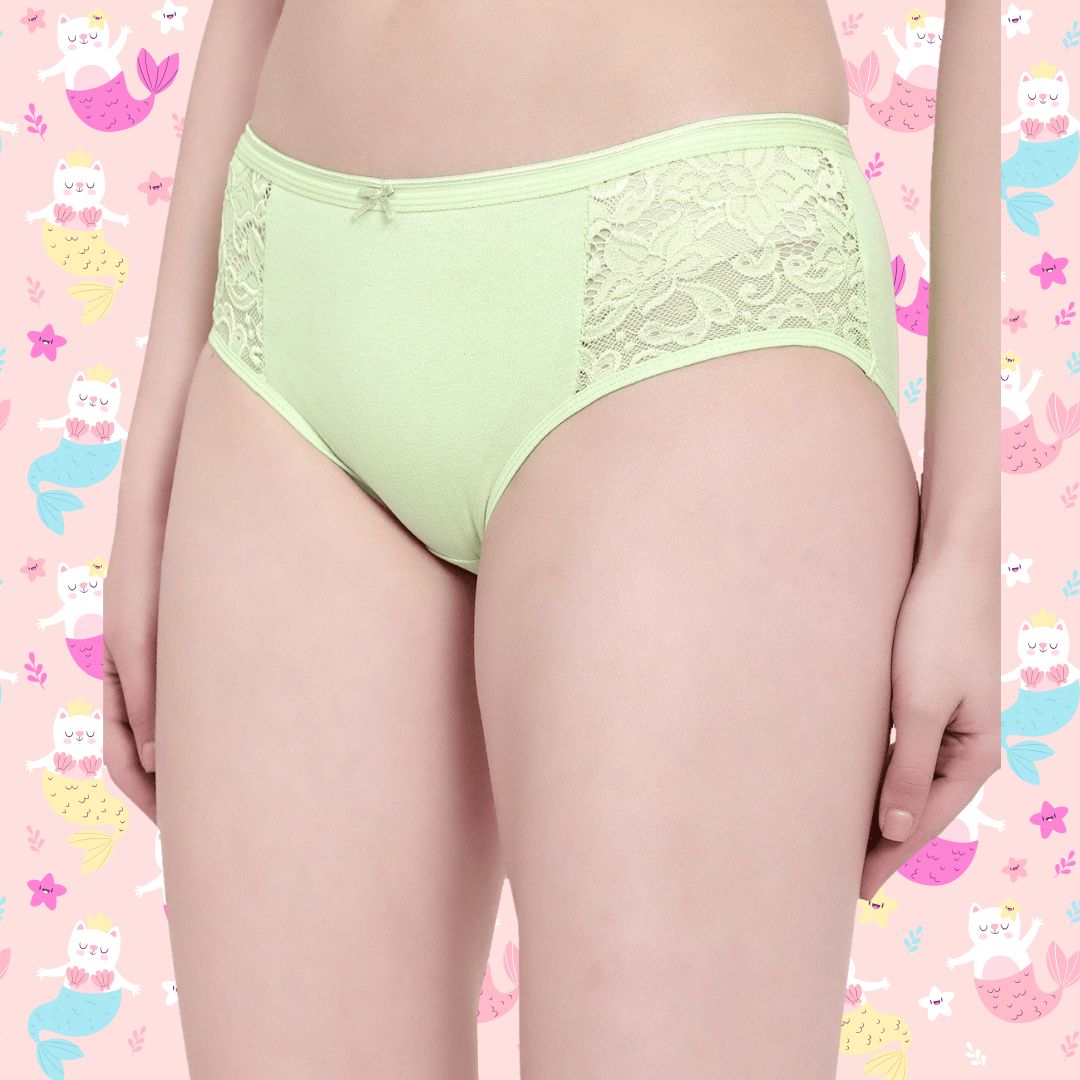 BTRUST Low Waist Side lace panel Bikini Panty with Medium Rear Coverage- Pack of 2 - Premium Panties from Btrust Fashion - Just $499.00! Shop now at Btrust Fashion